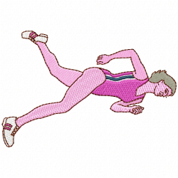 Running Embroidery Design 2 Running Embroidery Design 2